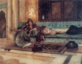 La manucure Arabian peintre Rudolf Ernst